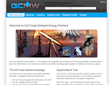 Tablet Screenshot of gcmwenergy.com